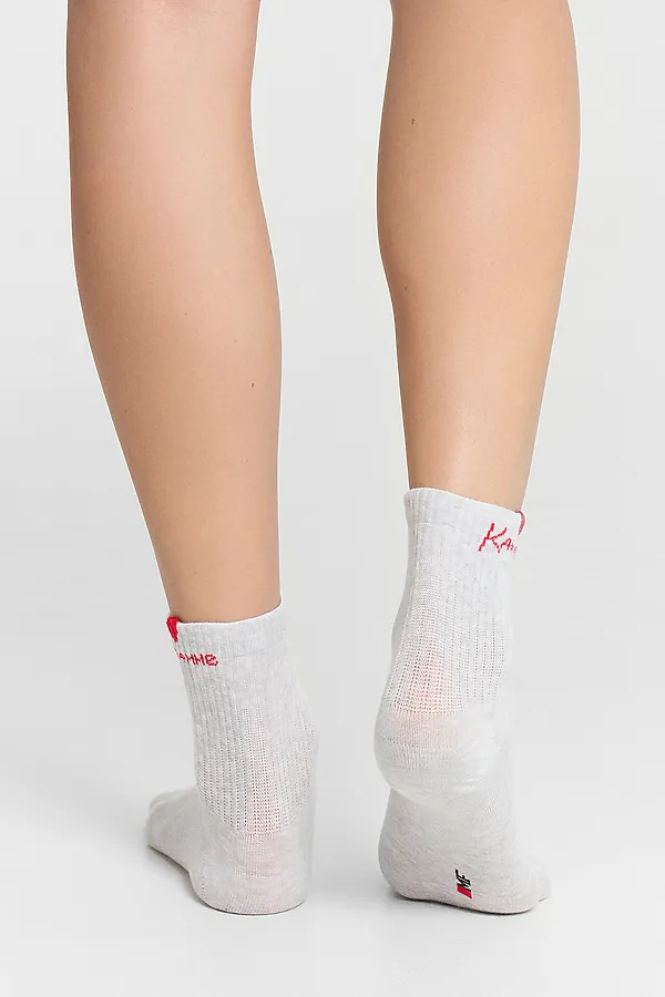 Носки женские MARK FORMELLE, св.серый меланж - фото 2