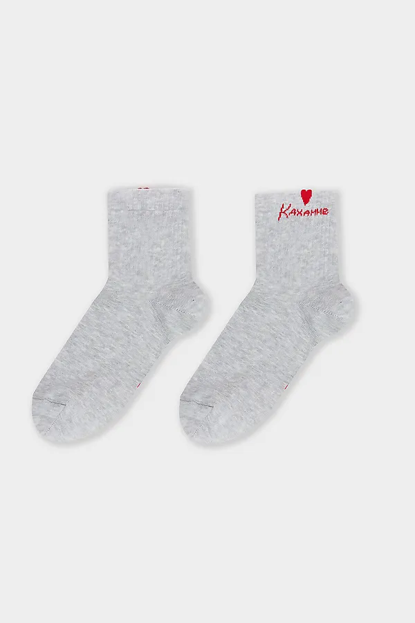 Носки женские MARK FORMELLE, св.серый меланж - фото 2