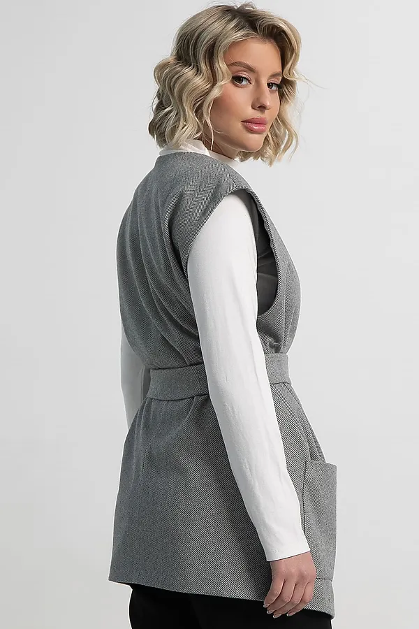 Жилет Заверши образ LADY TAIGA, серый - фото 2