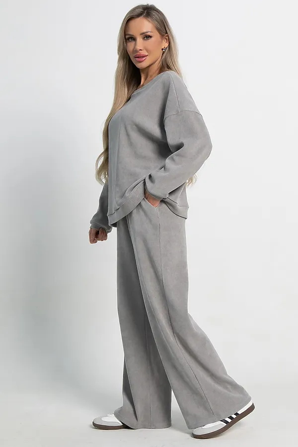 Костюм Августа ХИТ LADY TAIGA, серый - фото 2