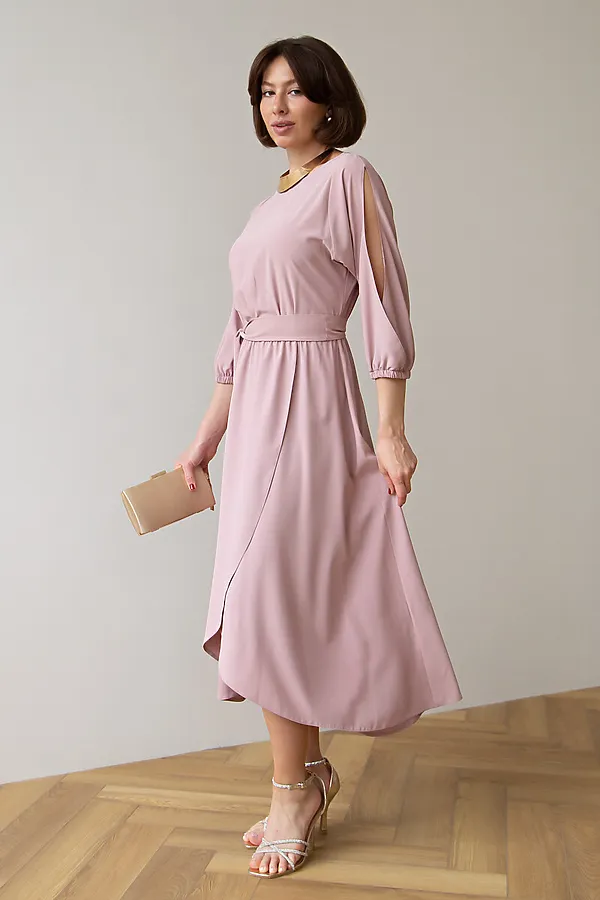 Платье Танго вдвоем LADY TAIGA, пудра - фото 2