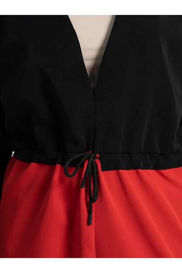 Жакет Мидней LADY TAIGA, черно-красный - фото 2