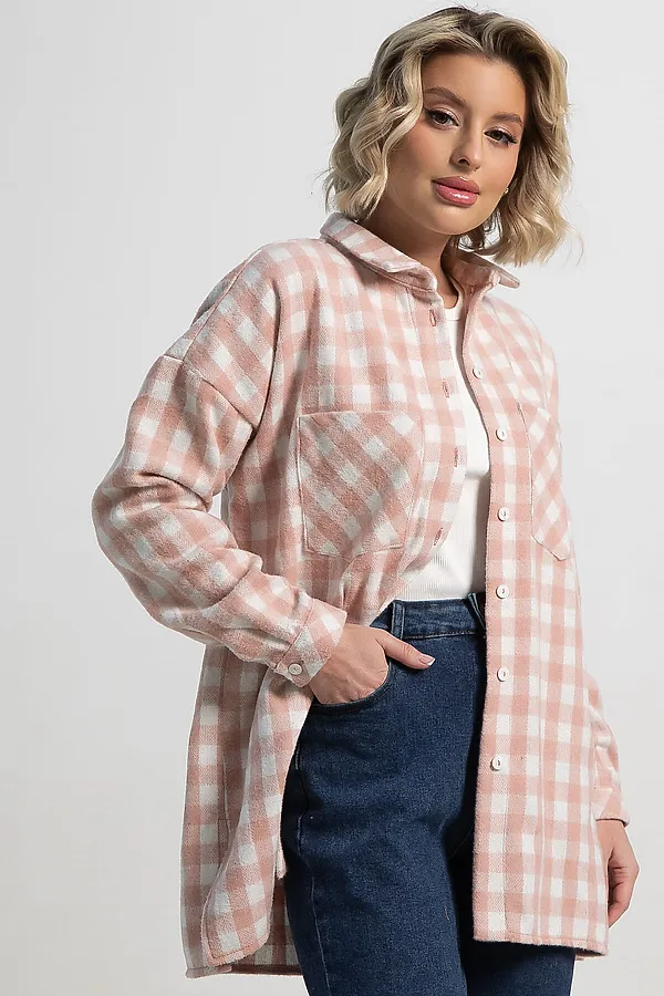 Рубашка Доротея LADY TAIGA, розовая - фото 2