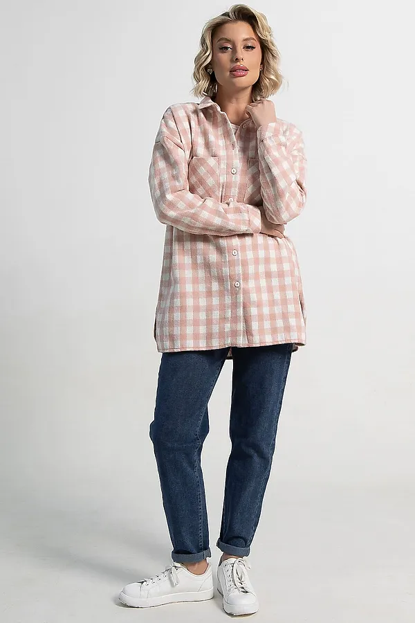 Рубашка Доротея LADY TAIGA, розовая - фото 2