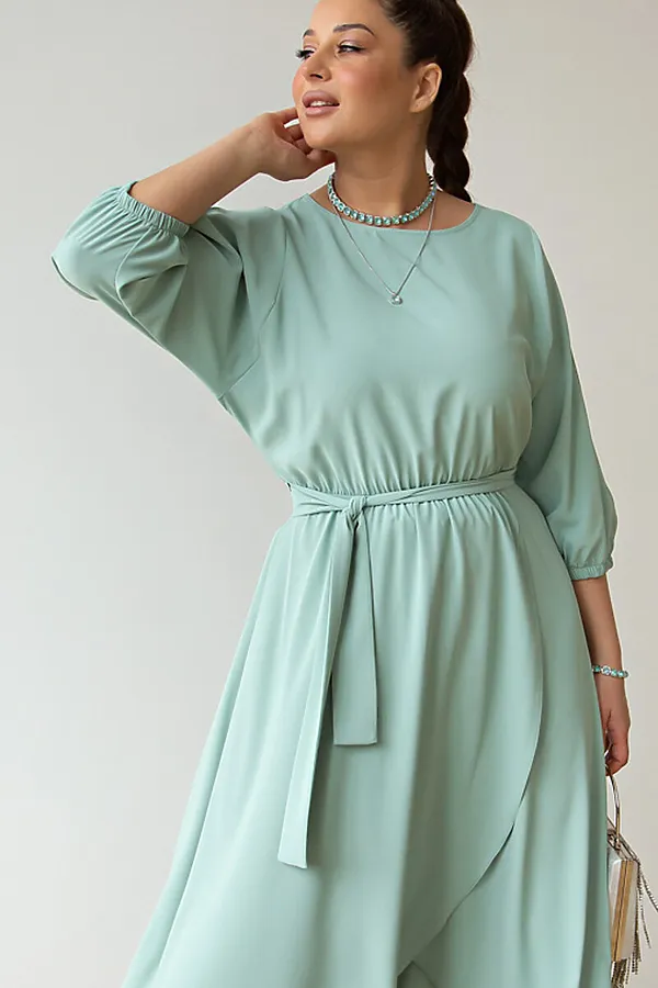 Платье Танго вдвоем LADY TAIGA, оливка - фото 2