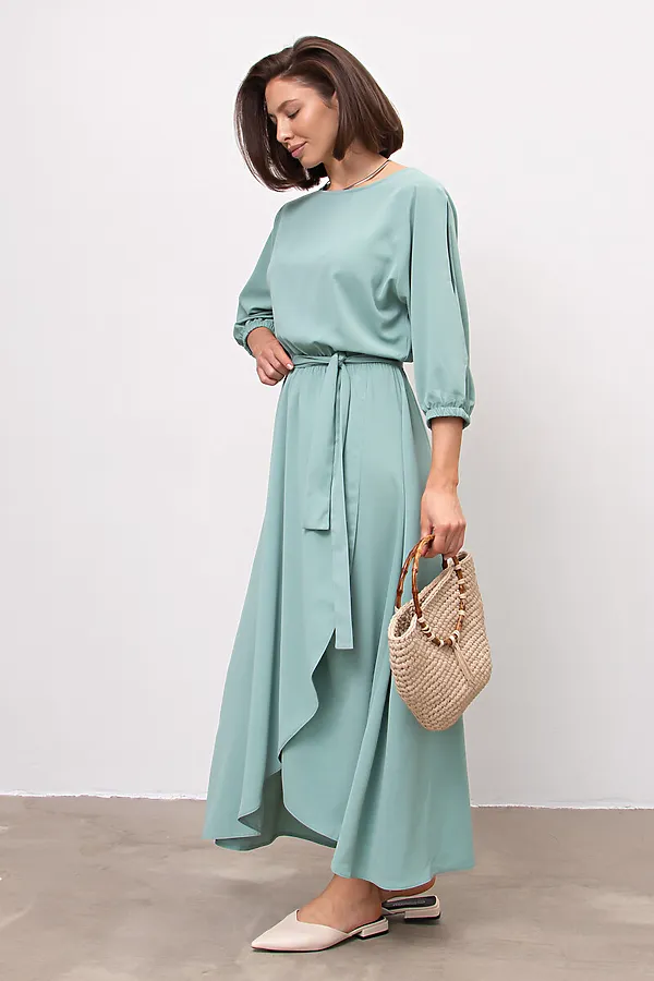 Платье Танго вдвоем LADY TAIGA, оливка - фото 2