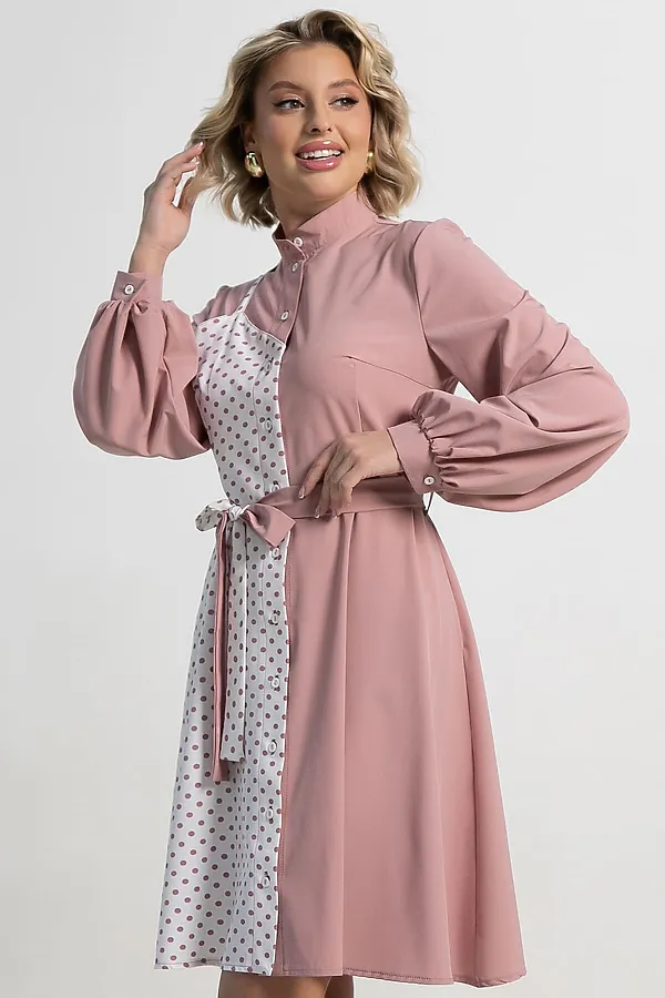 Платье Миледи LADY TAIGA, пудра - фото 2