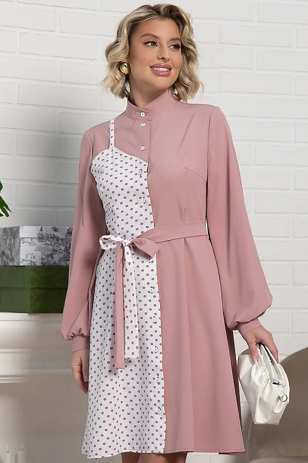 Платье Миледи LADY TAIGA, пудра - фото 2