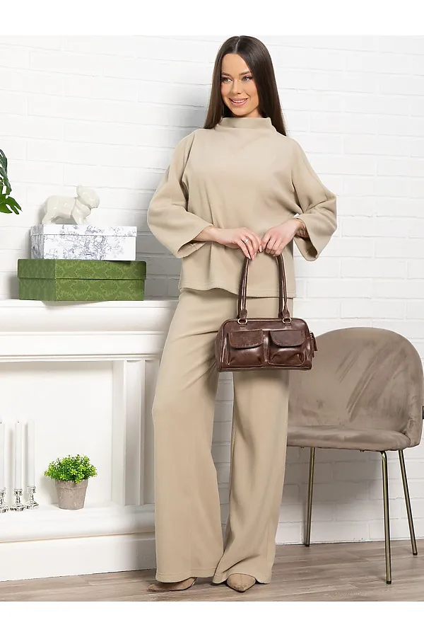 Костюм флисовый Дыхание зимы LADY TAIGA, светло-бежевый - фото 2