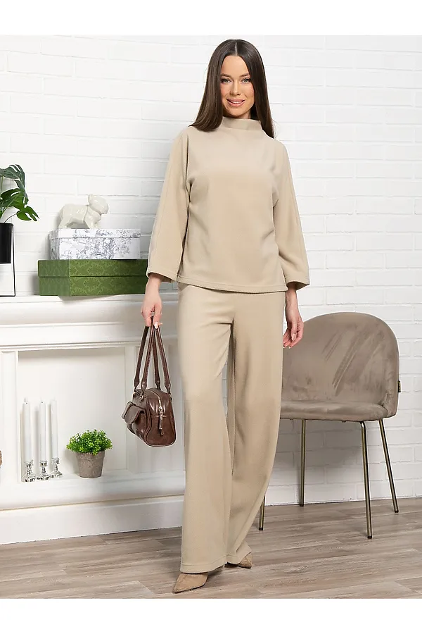 Костюм флисовый Дыхание зимы LADY TAIGA, светло-бежевый - фото 2