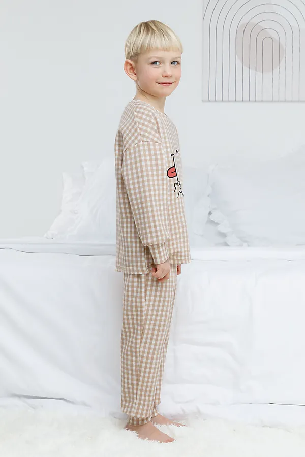 Пижама CROCKID, молочный - фото 2