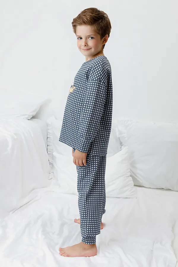 Пижама CROCKID, светло-серый - фото 2