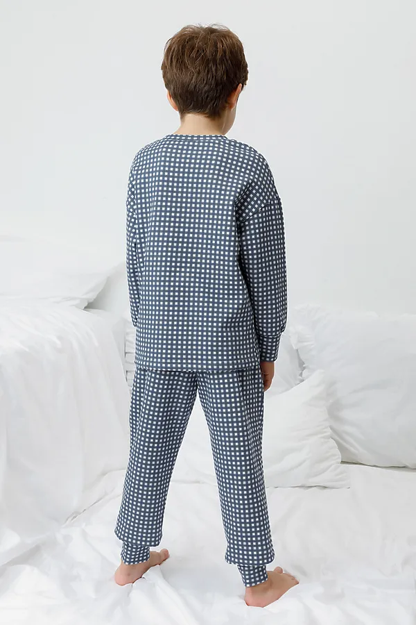 Пижама CROCKID, светло-серый - фото 2