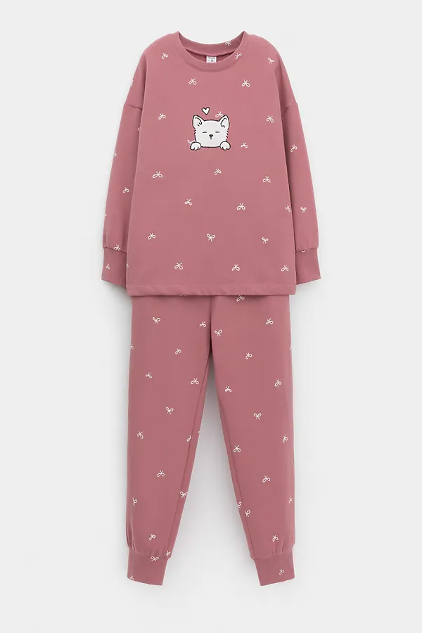 Пижама CROCKID, темная пудра - фото 2