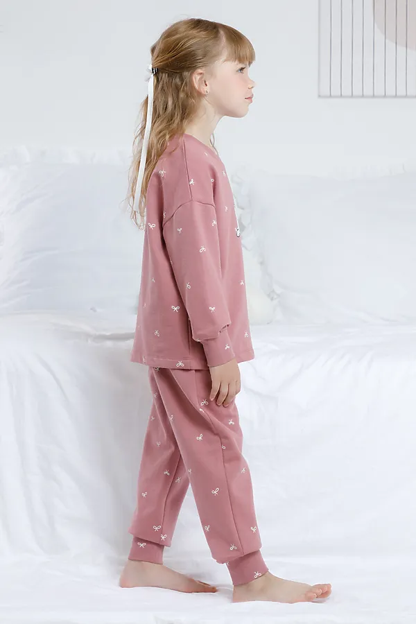 Пижама CROCKID, темная пудра - фото 2