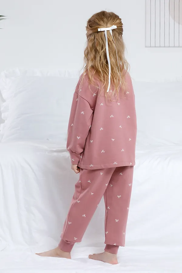 Пижама CROCKID, темная пудра - фото 2