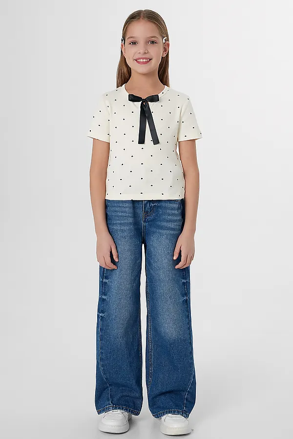 Джинсы для девочек MARK FORMELLE, синий - фото 2