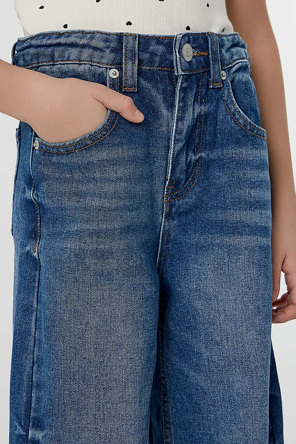 Джинсы для девочек MARK FORMELLE, синий - фото 2