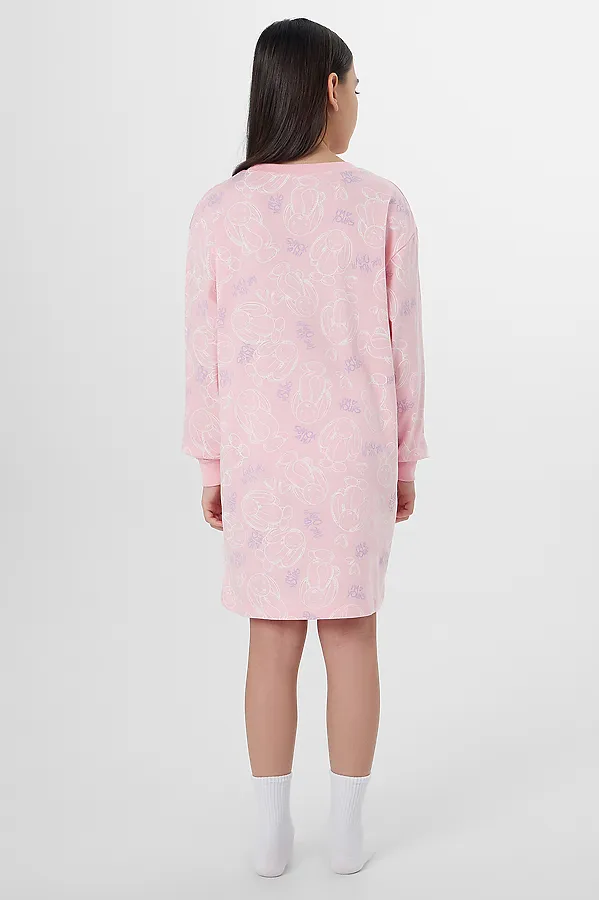 Сорочка ночная для девочек MARK FORMELLE, милые зайчики на розовом - фото 2