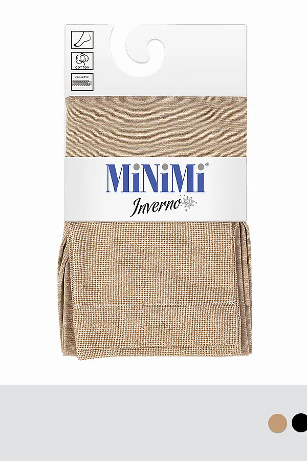 Гольфы синтетические MINIMI, naturelle (бежевый) - фото 2