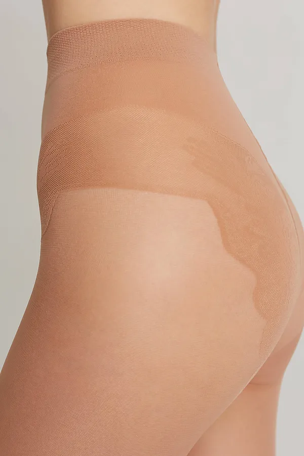 CONTE BIKINI 20 Колготки женские с имитацией ажурных трусиков CONTE ELEGANT, натуральный - фото 2