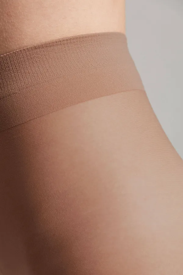 CONTE TANGO 20 Колготки женские без шортиков с эффектом «satin touch» CONTE ELEGANT, мокко - фото 2