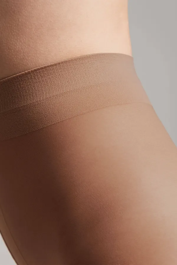 CONTE TANGO 40 Колготки женские без шортиков с эффектом «satin touch» CONTE ELEGANT, мокко - фото 2