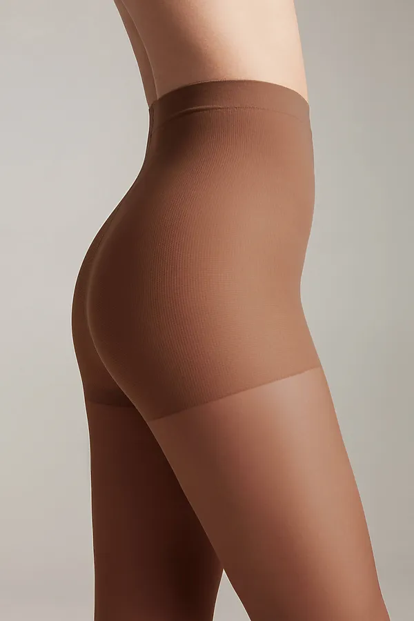 CONTE ACTIVE SOFT 40 Колготки женские с утягивающими шортиками для чувствительной кожи CONTE ELEGANT, мокко - фото 2