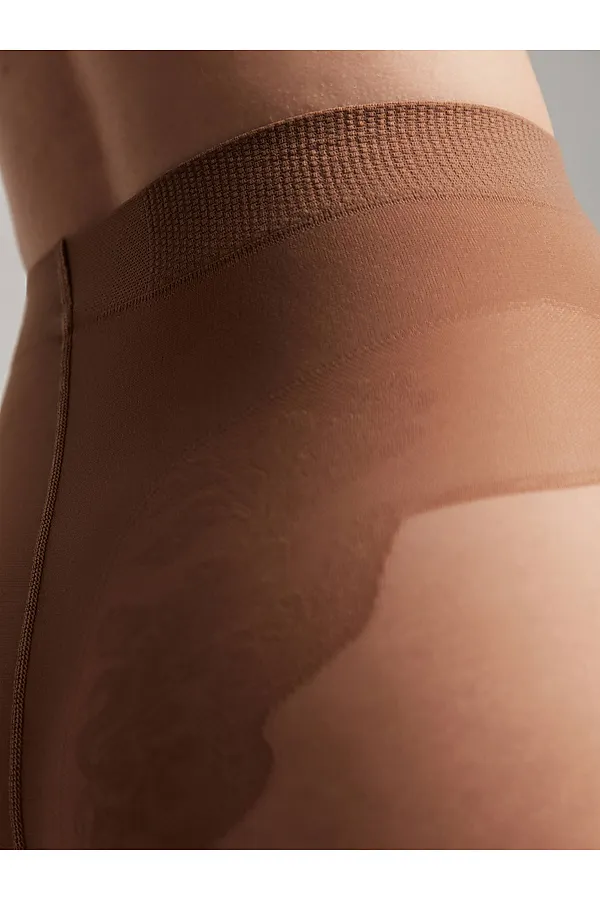 CONTE STYLE 40 Колготки женские с корректирующими трусиками для чувствительной кожи CONTE ELEGANT, натуральный - фото 2