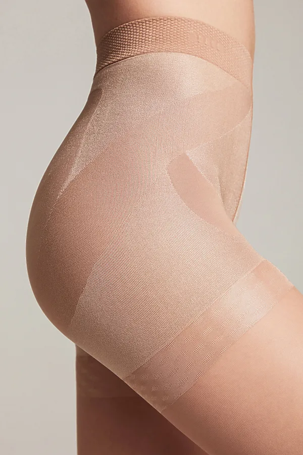 CONTE X-PRESS 20 Колготки женские с сильной коррекцией «7 зон» и эффектом push-up CONTE ELEGANT, натуральный - фото 2
