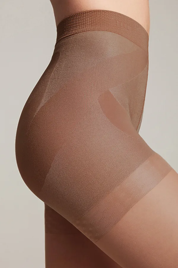 CONTE X-PRESS 40 Колготки женские с сильной коррекцией «7 зон» и эффектом push-up CONTE ELEGANT, мокко - фото 2