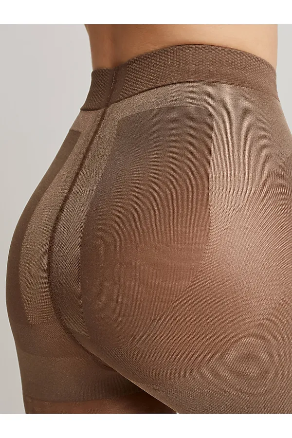 CONTE X-PRESS 40 Колготки женские с сильной коррекцией «7 зон» и эффектом push-up CONTE ELEGANT, шаде - фото 2