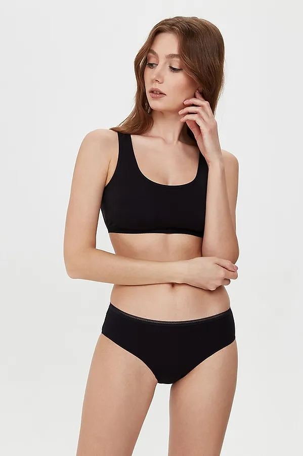 CONTE BASIC COLLECTION LB 2002 Трусы женские "слип" (в коробке) CONTE ELEGANT, черный - фото 2