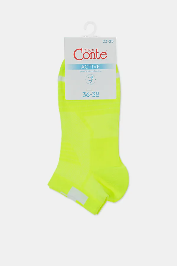 CONTE ACTIVE Носки женские (короткие) CONTE ELEGANT, салатовый - фото 2
