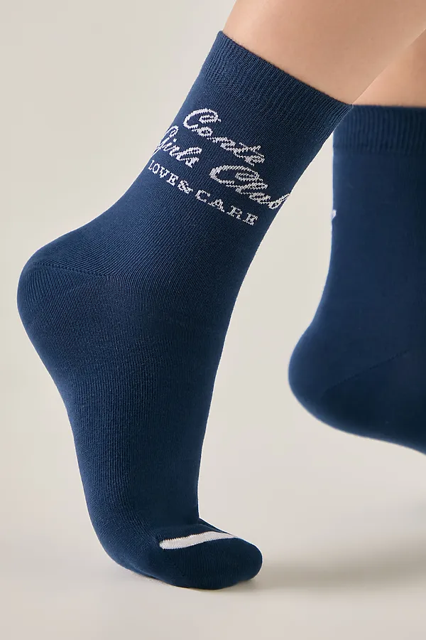 CONTE CLASSIC Носки женские хлопковые CONTE ELEGANT, темно-синий - фото 2