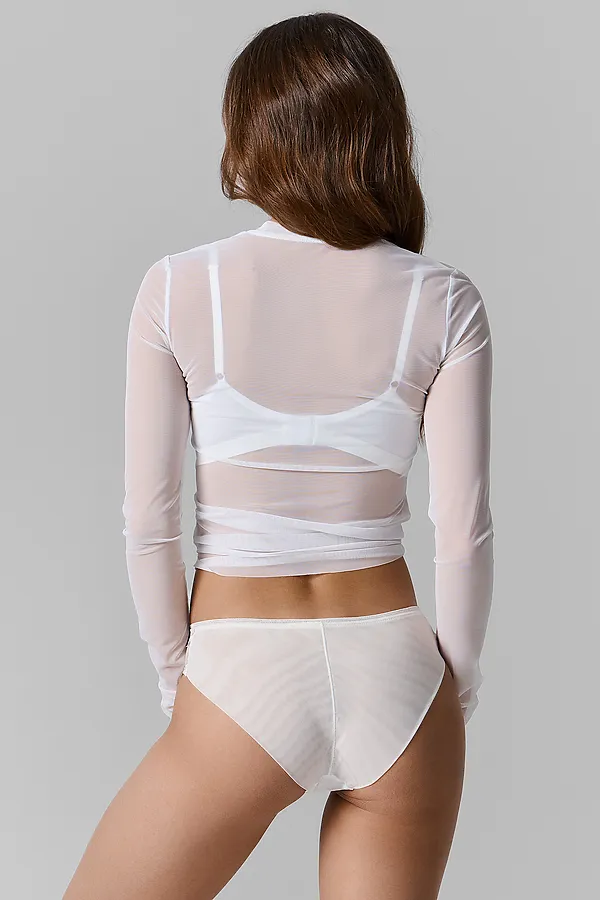 Трусы женские MARK FORMELLE, цветы на молочном - фото 2