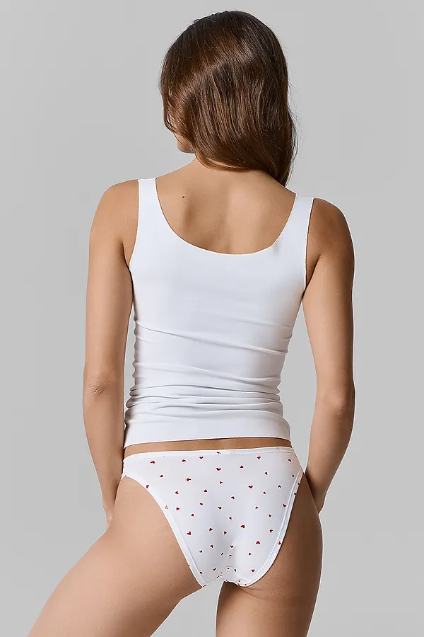 Трусы женские MARK FORMELLE, сердечки на белом - фото 2