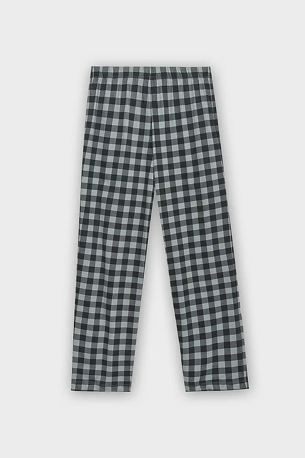 Брюки для мальчиков домашние MARK FORMELLE, зеленая клетка - фото 2