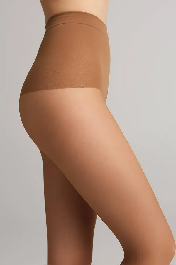 CONTE SLIMFIT 20 Колготки женские с широким моделирующим поясом Lycra® CONTE ELEGANT, бронза - фото 2