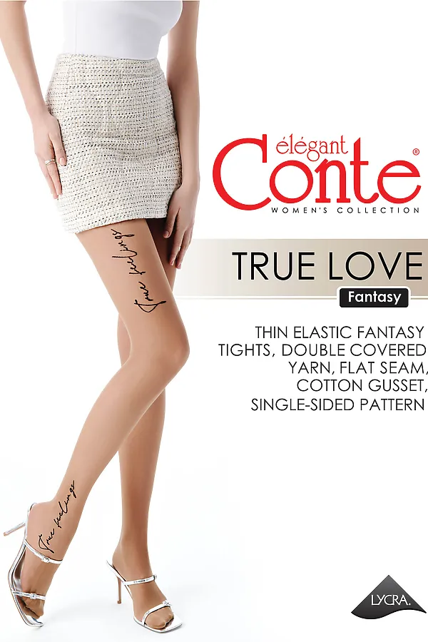 CONTE TRUE LOVE Колготки женские CONTE ELEGANT, бронза - фото 2