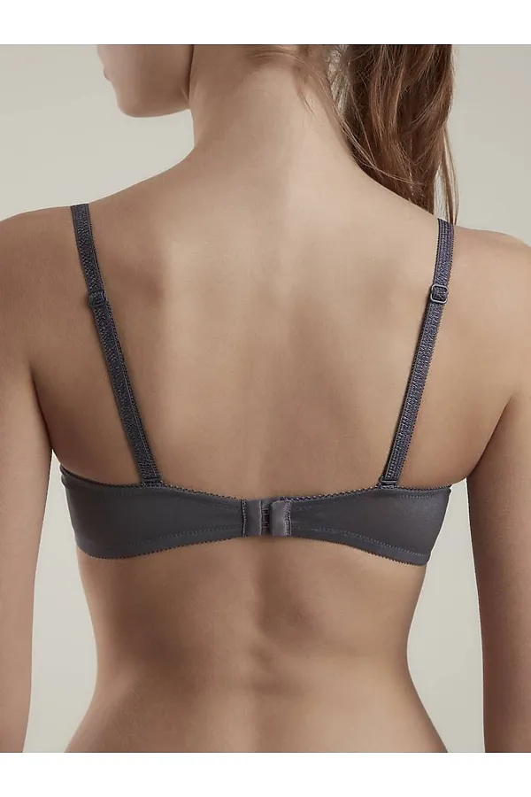 CONTE FLEUR TB1051 Бюстгальтер push-up на каркасах CONTE ELEGANT, графитовый - фото 2