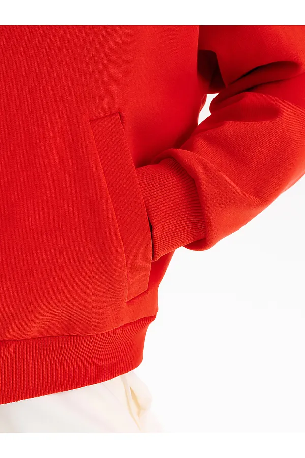 Толстовка для девочек PELICAN, красный - фото 2