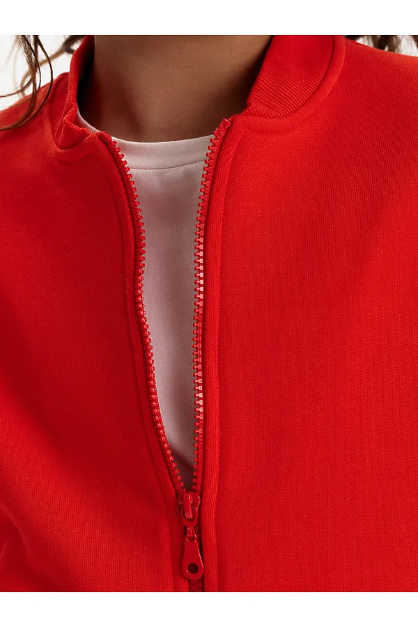 Толстовка для девочек PELICAN, красный - фото 2