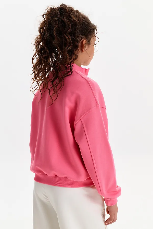 Толстовка для девочек PELICAN, розовый - фото 2