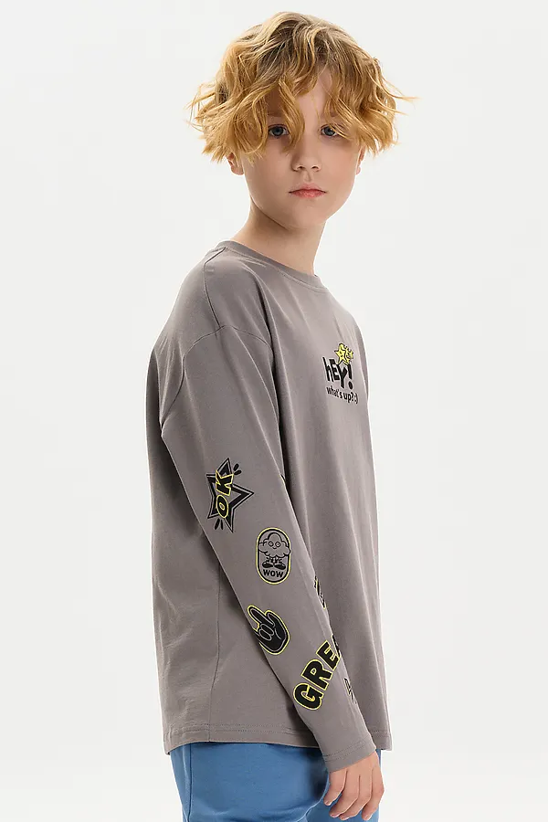 Джемпер для мальчиков PELICAN, серый - фото 2