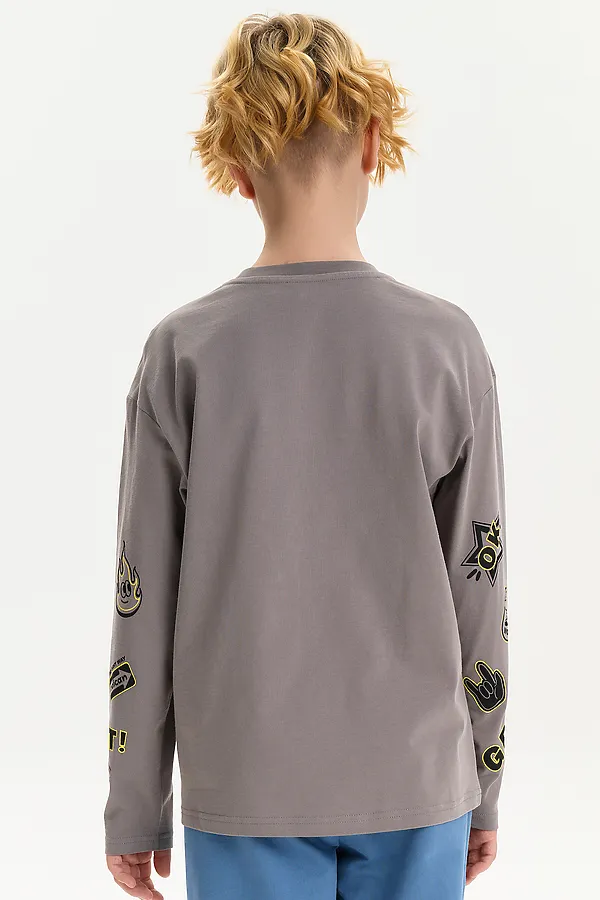 Джемпер для мальчиков PELICAN, серый - фото 2