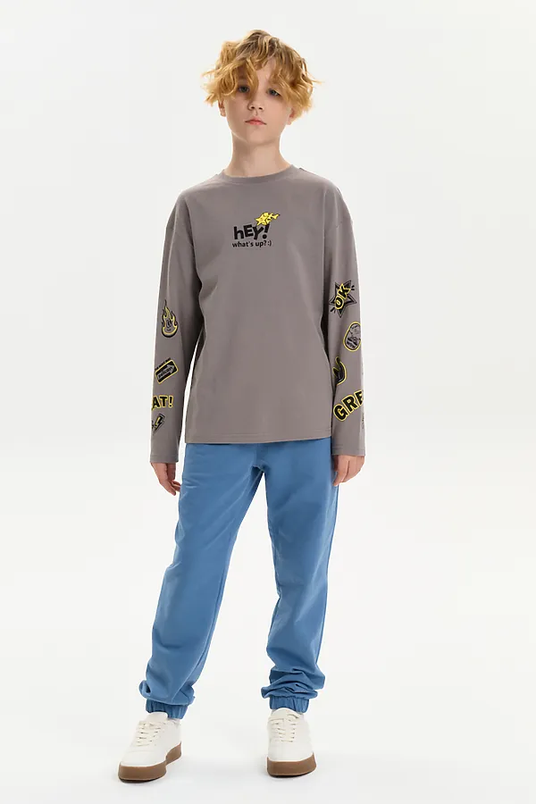 Джемпер для мальчиков PELICAN, серый - фото 2