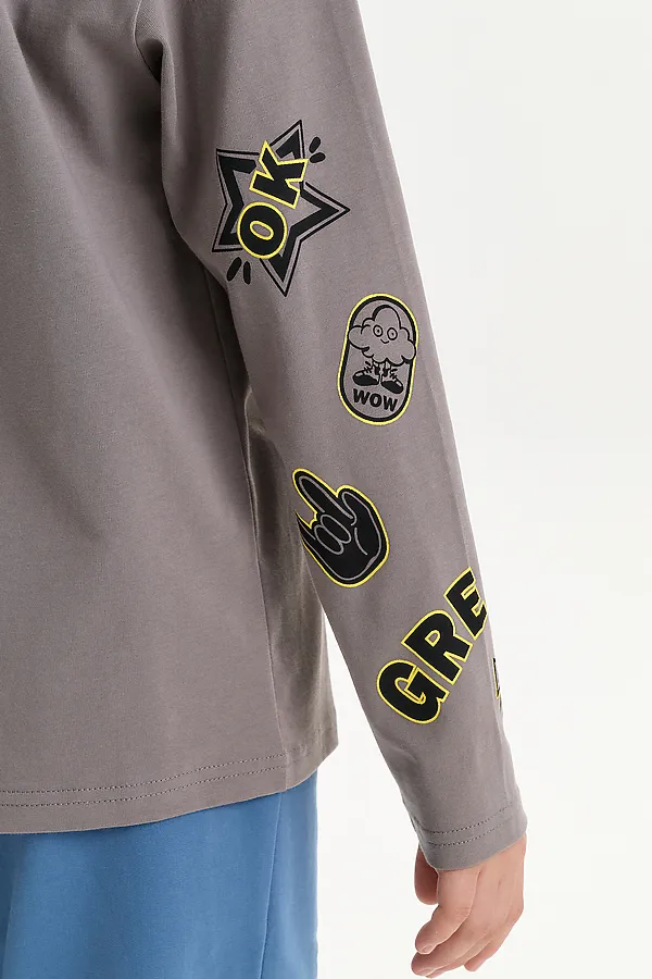 Джемпер для мальчиков PELICAN, серый - фото 2