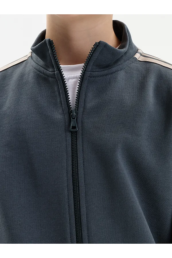 Толстовка для мальчиков PELICAN, серый - фото 2