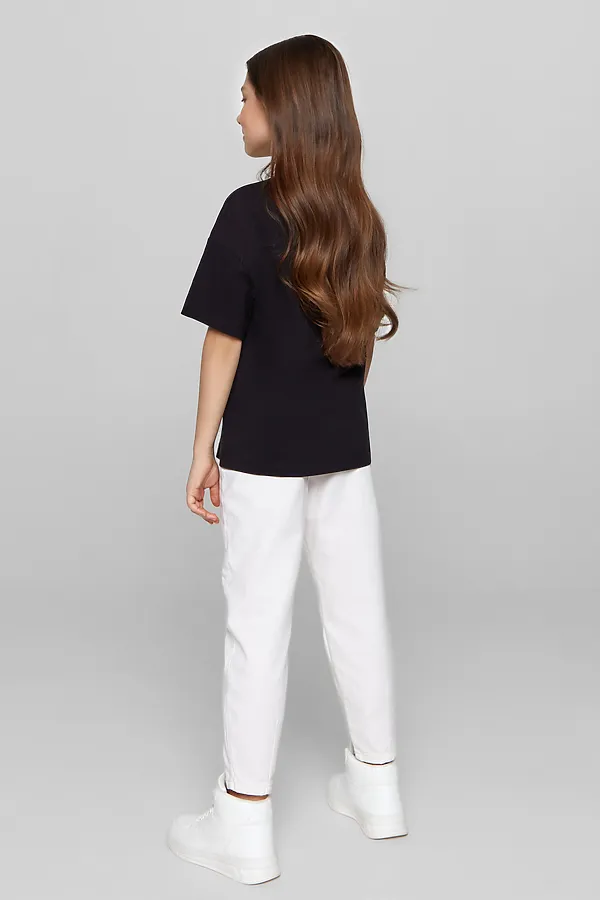 CONTE DD 1247 Футболка для девочки CONTE ELEGANT, черный - фото 2